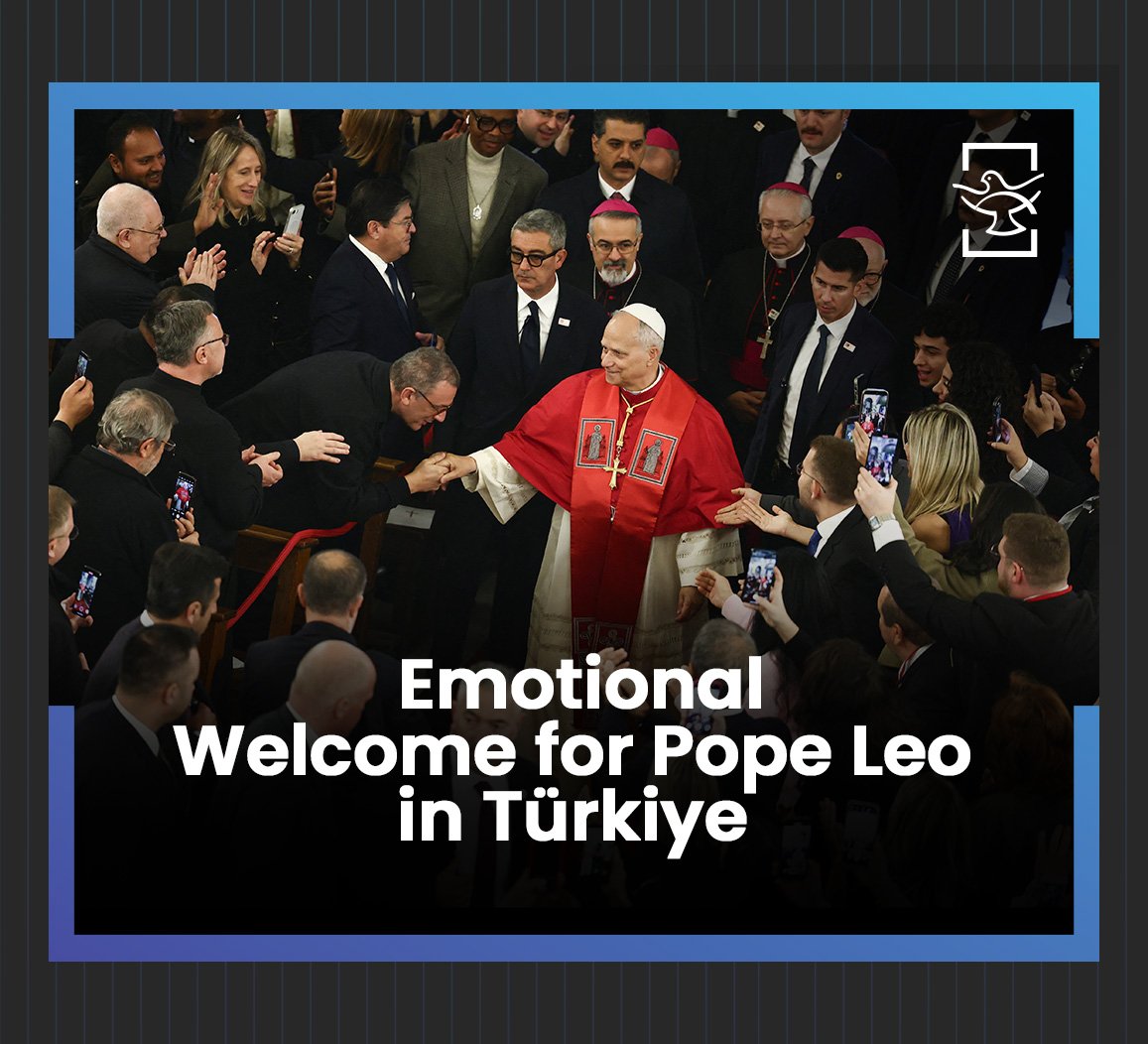 Emotional Welcome for PopeLeo in Turkiye Shalom World News