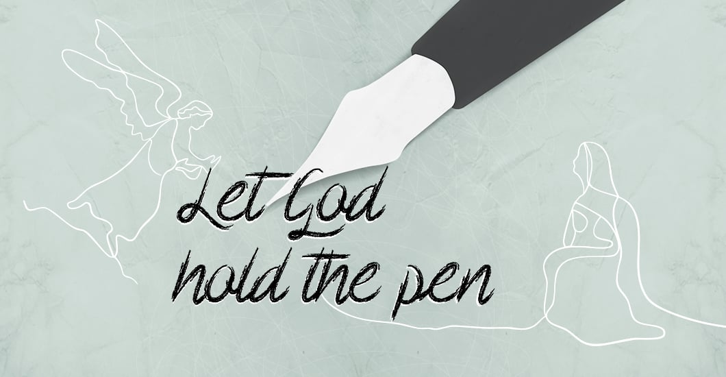 shalom tidings - Let god hold the pen (2)